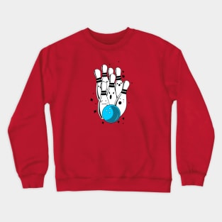 Bowling pins Crewneck Sweatshirt